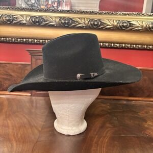 Cody James 3X Wool Blend Cowboy Hat Black Western Hat Men's Size 6 7/8